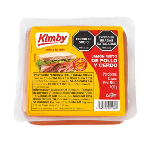 Jamón mixto de Pollo y cerdo 400g
