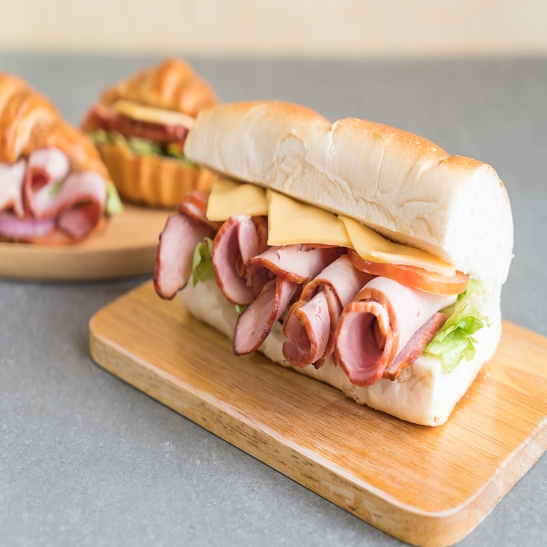 Receta Sandwich de Jamon Estilo submarino