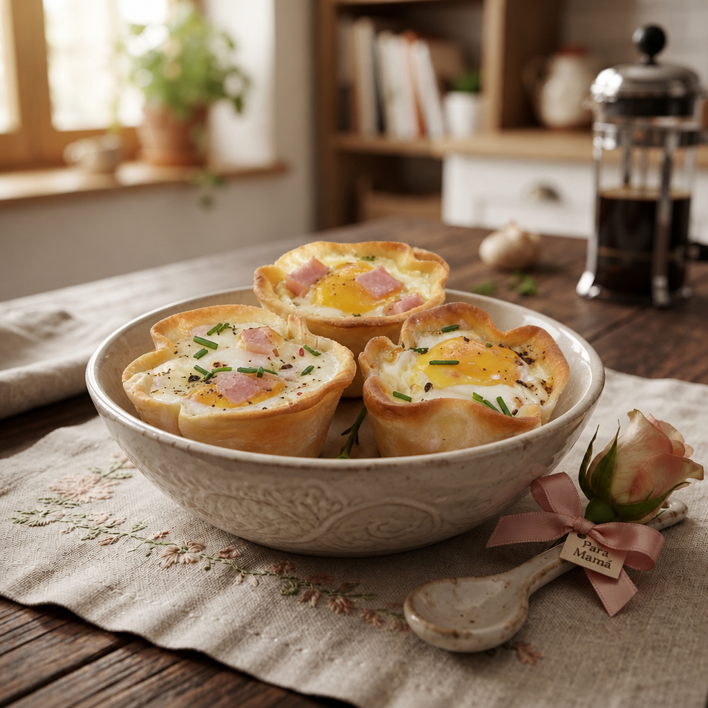 Tartaletas-de-huevo-y-jamón-Kimby