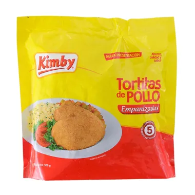 Tortas De Pollo Empanizadas Kimby 5 unidades