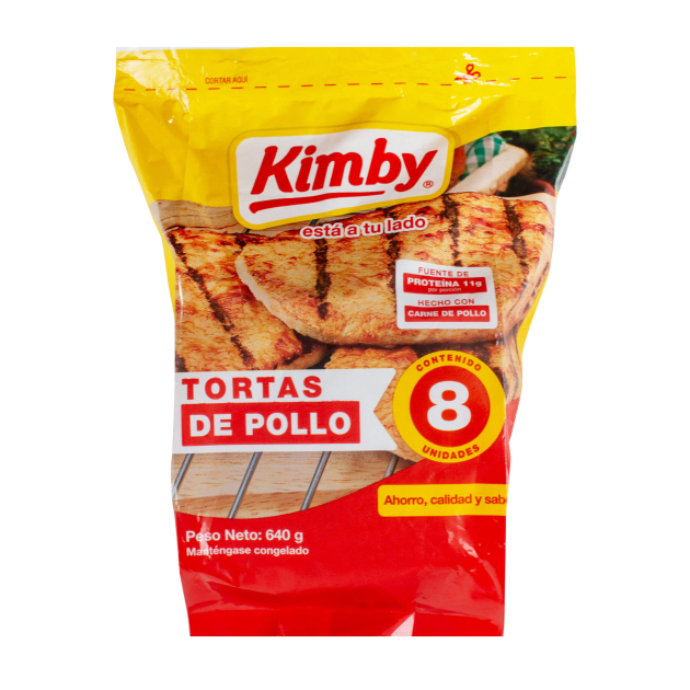 Tortas De Pollo Kimby 8 unidades