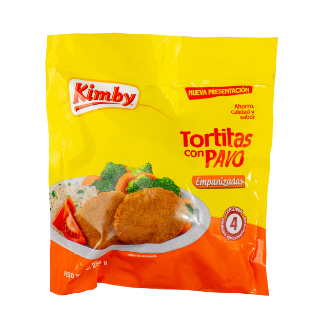 Tortas De Pavo Empanizada Kimby 235g