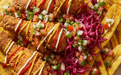 Pollo-Chuco-(con-Tajadas-y-Chismol)