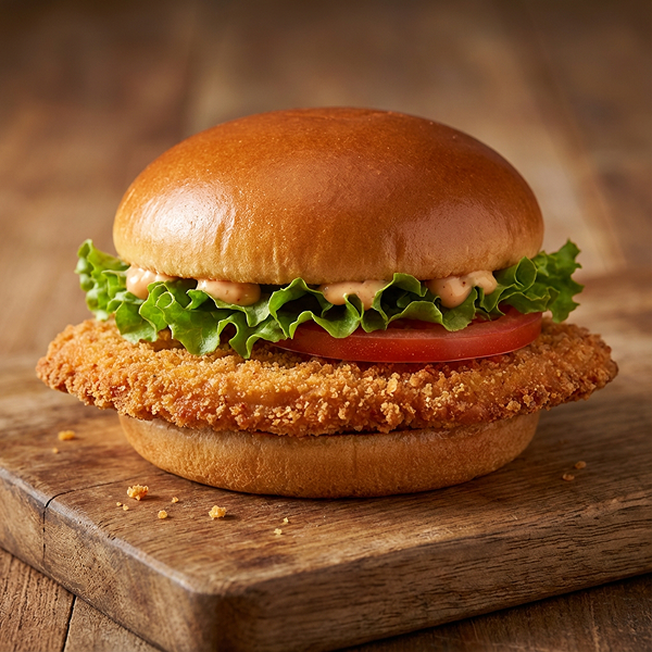 Receta Hamburguesa con torta de pollo Kimby