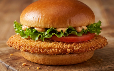 Receta Hamburguesa con torta de pollo Kimby