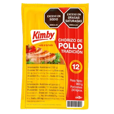 Chorizo de pollo tradición 900 gramos